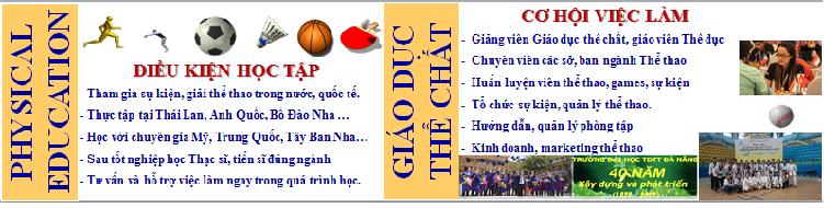 Ngành học giáo dục thể chất