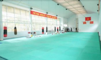 Một phần khu vực đào tạo vận động viên của Trung tâm Huấn luyện thể thao Đà Nẵng