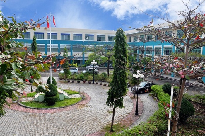 Một góc khuôn viên trường Cao đẳng nghề Đà Nẵng
